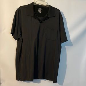 Van Heusen Black Front Pocket Polo Shirt XL